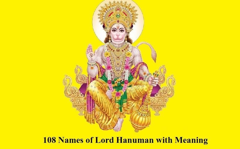 108 Names of Lord Hanuman with Meaning